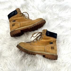 Timberland Womens 6" Pro Steel Toe Nubuck Boot Sz 8
